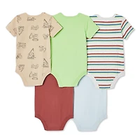 George Baby Boys' Bodysuits 5-Pack
