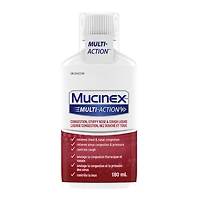 MUCINEX® MULTI-ACTION™ Congestion, Stuffy Nose & Cough Liquid
