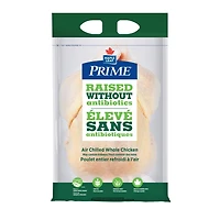 Prime Whole Chicken Raised Without Antibiotics, 1 Whole Chicken