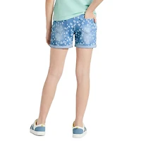 George Girls' Printed Midi Denim Short