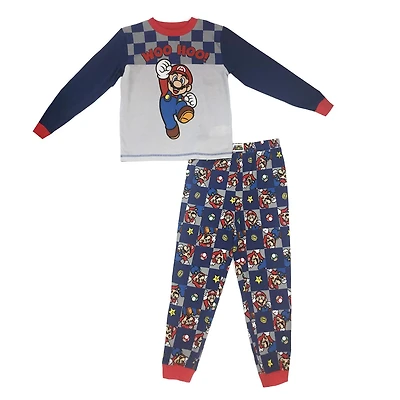 Ens. pyjama 2 pièces Nintendo pour garçons