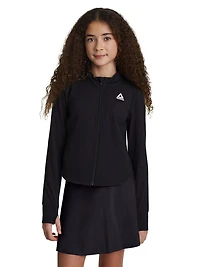 Reebok Veste Courtside pour filles à fermeture éclair intégrale