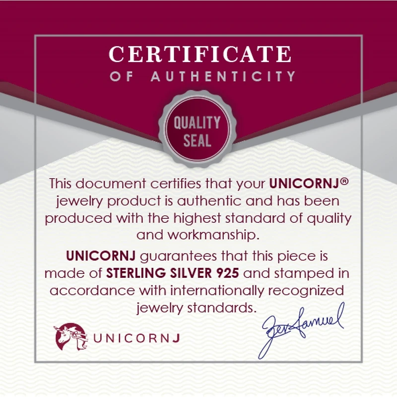 Unicornj Sterling Silver Open Heart Pendant Necklace Girls CZ on Rolo Chain 15" Italy 925