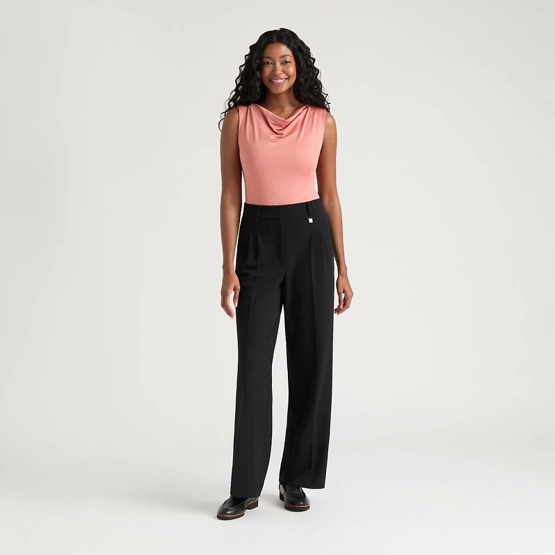 Mexx Women’s Mini Cowl Neck Sleeveless Bodysuit
