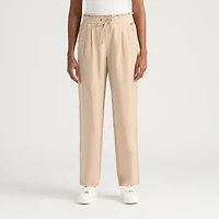 Pantalon en sergé doux avec bordures à volants Mexx pour femmes