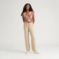 Pantalon en sergé doux avec bordures à volants Mexx pour femmes