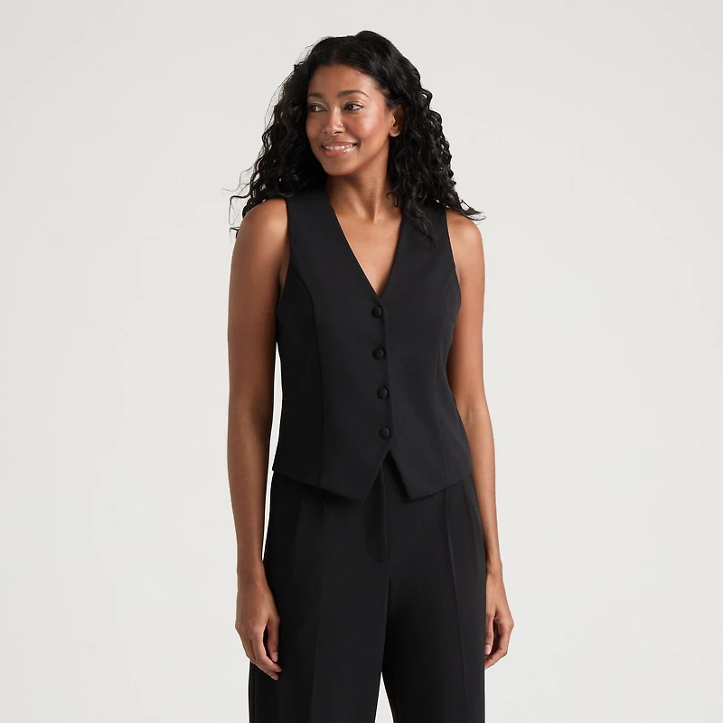 Gilet en toile extensible Mexx pour femmes