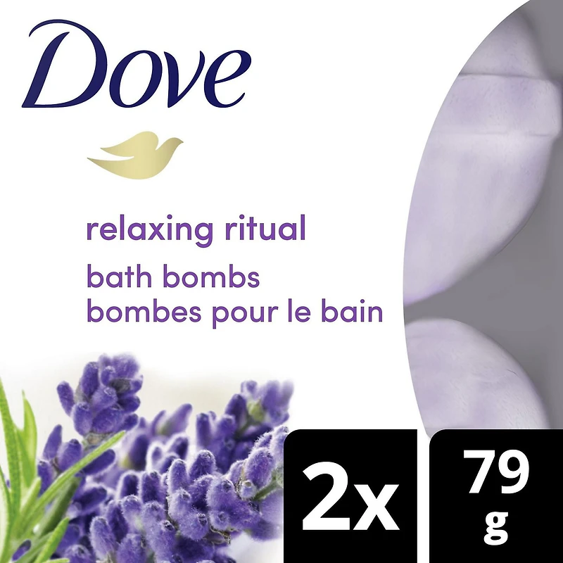 Dove Relaxing Care Lavender & Chamomile Scent Bath Bomb