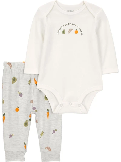 Carter's Child of Mine Gar Ensemble pantalon - Gris et légumes