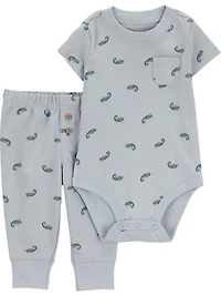 Carter's Child of Mine IB Pant Set - Blue Chameleon