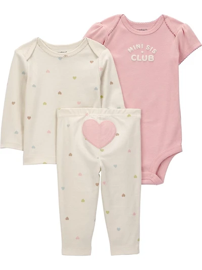 Carter's Child of Mine IG 3pc Sets - Little Sister