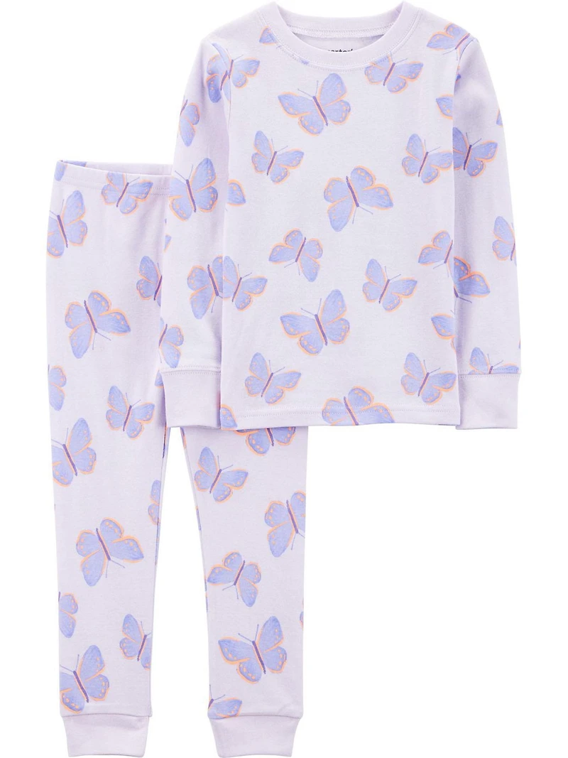 Carter's Child of Mine Baby & Toddler Girls' 2pc Cotton Pajama Set