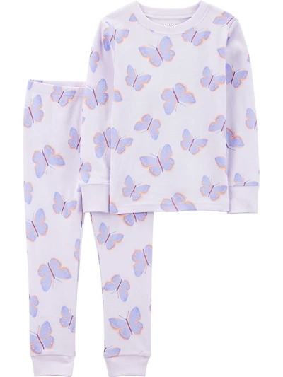 Carter's Child of Mine Baby & Toddler Girls' 2pc Cotton Pajama Set