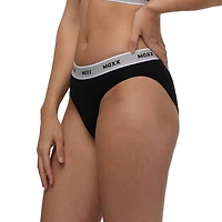 Mexx Women’s 3-Pack Bikini Underwear with Branded Elastic, XS-XL