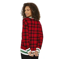 Chandail avec encolure en V des fêtes George pour femmes