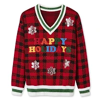 Chandail avec encolure en V des fêtes George pour femmes