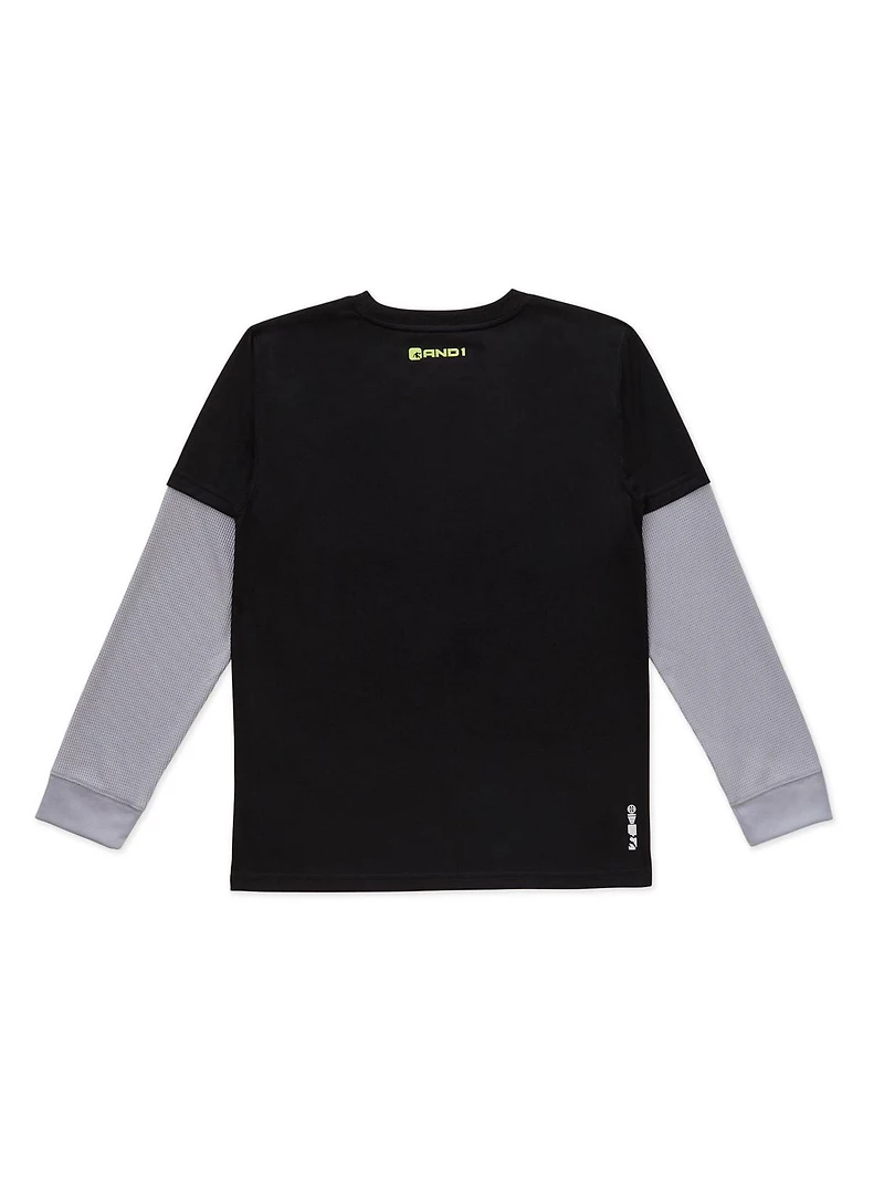 AND1 Boys Cylinder Graphic Tee, Sizes 4-16