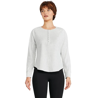 George Women's Waffle Henley