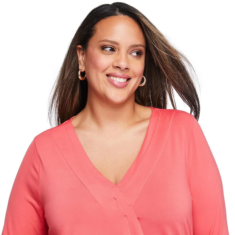 Haut à plis Lane Bryant Plus pour femmes