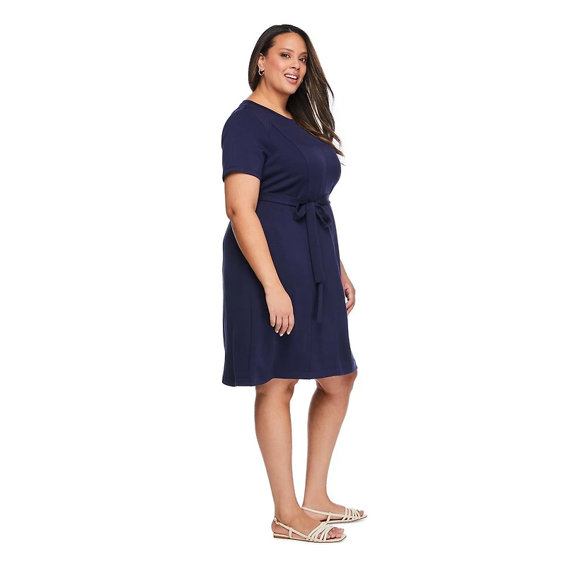 Robe à ceinture nouée Lane Bryant Plus pour femmes