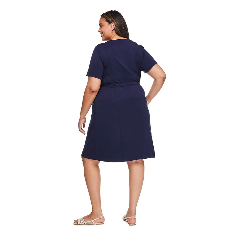 Robe à ceinture nouée Lane Bryant Plus pour femmes
