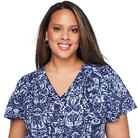 Lane Bryant Women's Plus Printed T-Shirt Dress