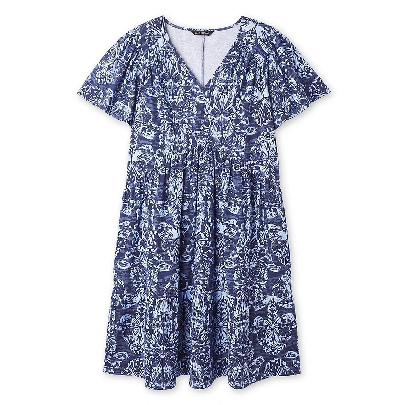 Lane Bryant Women's Plus Printed T-Shirt Dress