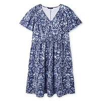Lane Bryant Women's Plus Printed T-Shirt Dress
