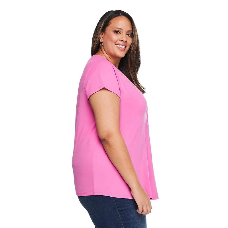 Lane Bryant Women's Plus Pleated Top