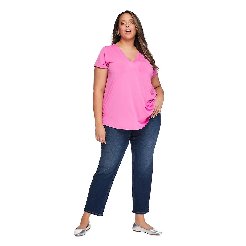 Lane Bryant Women's Plus Pleated Top