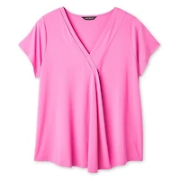 Lane Bryant Women's Plus Pleated Top