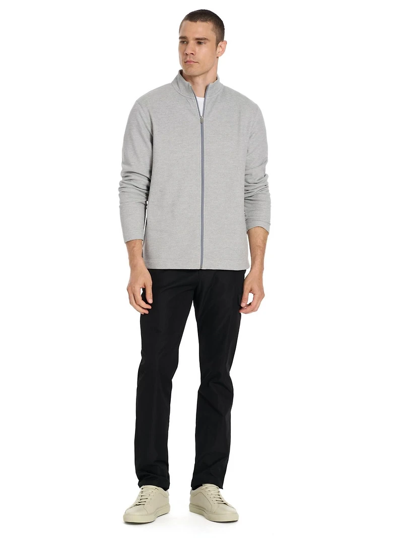 VAN HEUSEN FULL ZIP FLEECE SWEATER