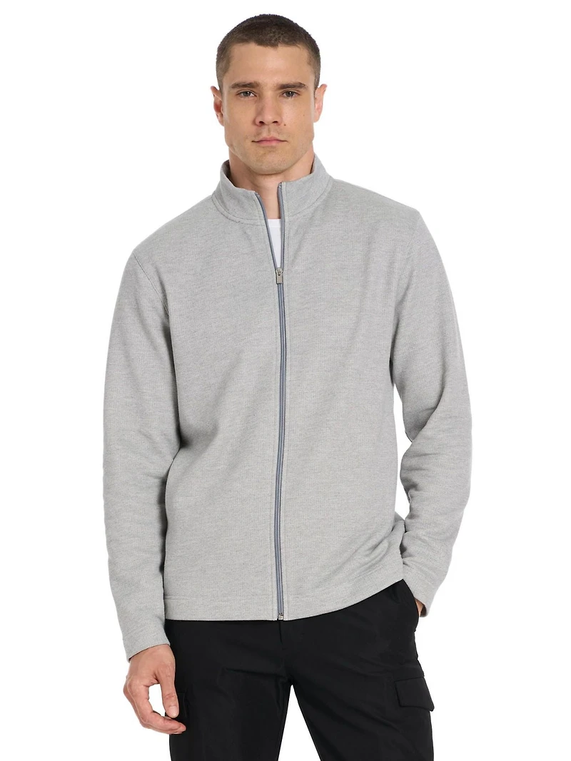 VAN HEUSEN FULL ZIP FLEECE SWEATER