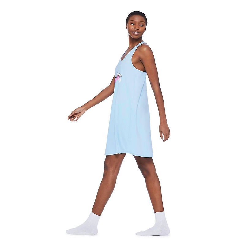 Chemise de nuit débardeur avec dos nageur George pour femmes