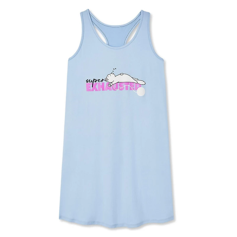 Chemise de nuit débardeur avec dos nageur George pour femmes