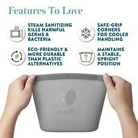 Sac désinfectant à la vapeur en silicone Evenflo Feeding