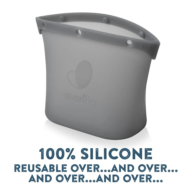 Sac désinfectant à la vapeur en silicone Evenflo Feeding