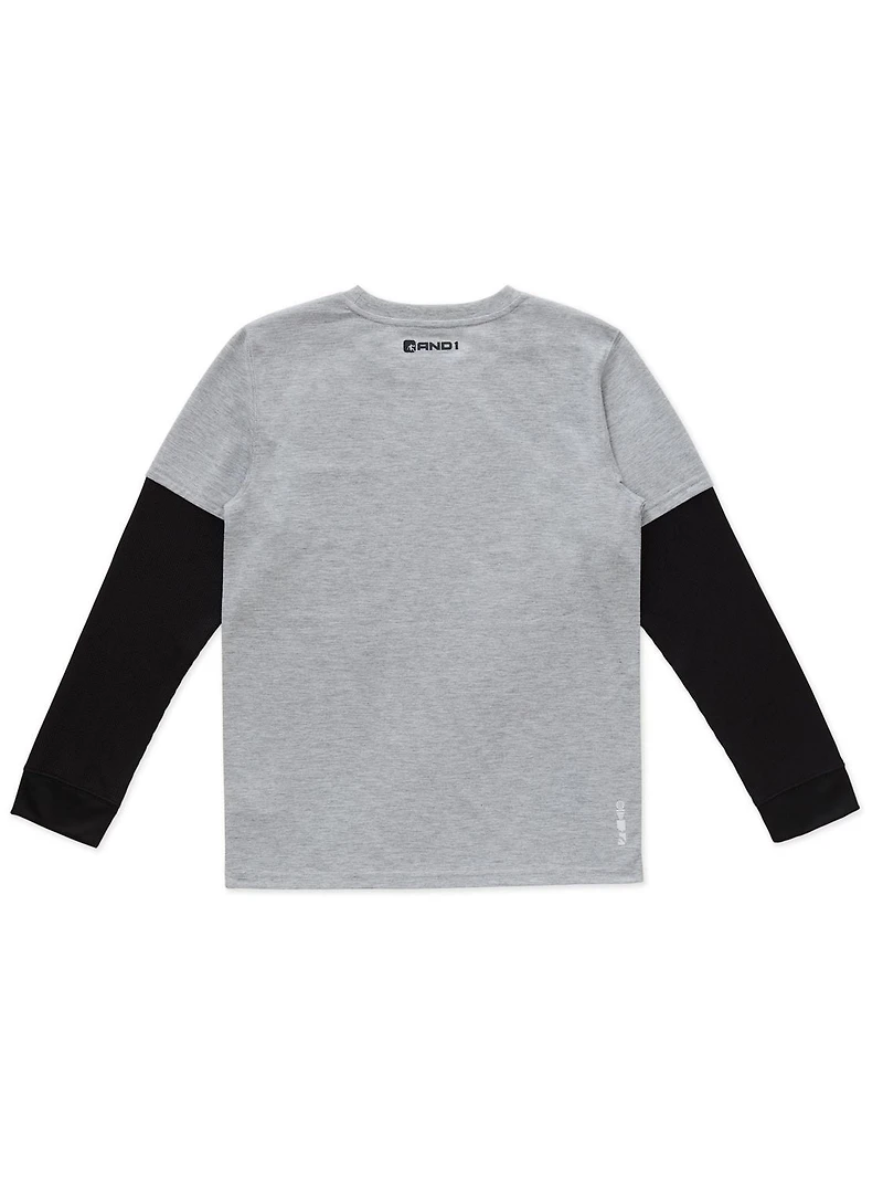 AND1 T-shirt graphique Dynamics pour garçons, tailles 4 à 16