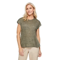 Iyla Women's Button Back Tee