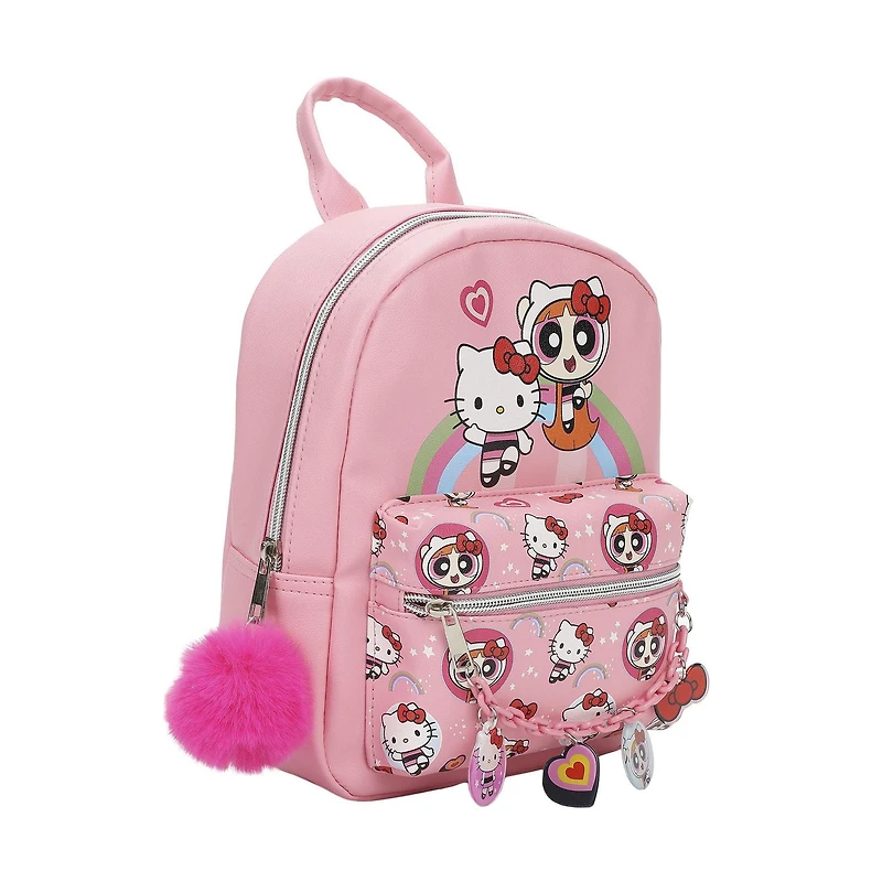 Mini Sac à Dos Rose Sanrio Hello Kitty X Les Super Nanas