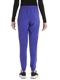 Pantalon d’uniforme médical cargo sportif de style jogging en tissu extensible avec cordon de serrage Scrubstar pour femme WC257