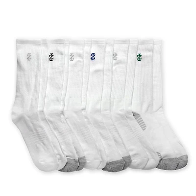 Izod Mens 6 Pack Crew Socks, Shoe Size 6-12.5