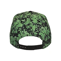 Chapeau Snapback Minecraft Creeper Avec Camouflage Numérique