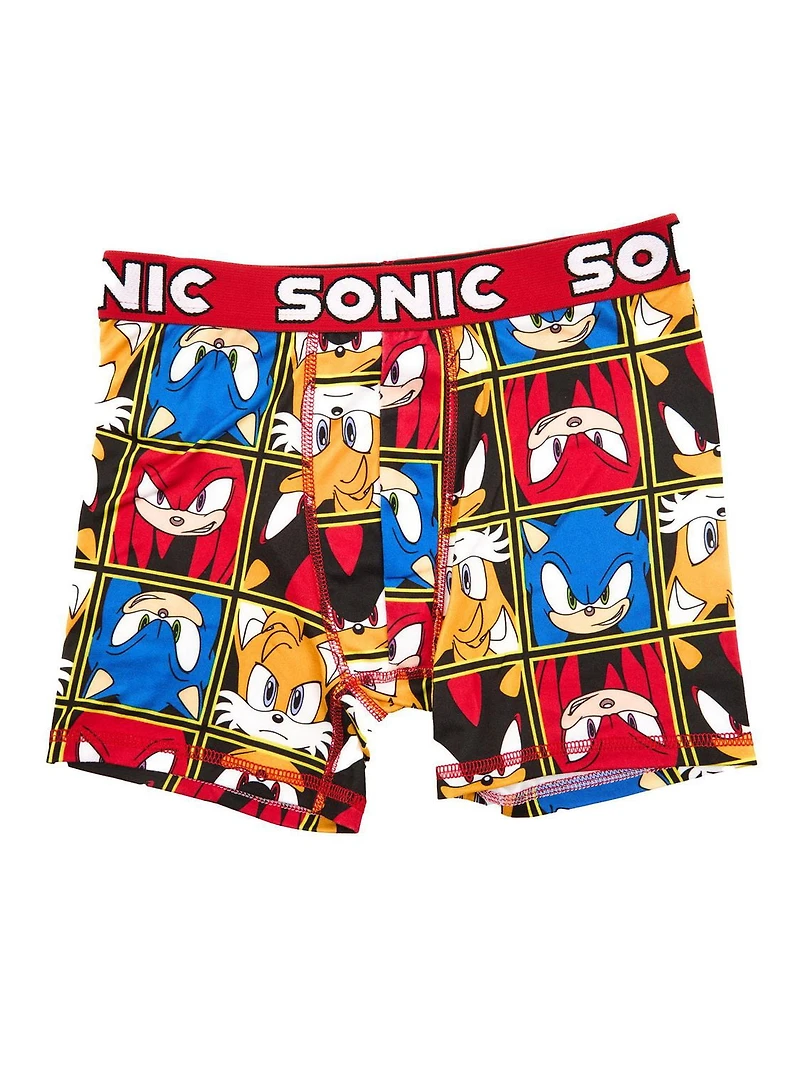 Sonic The Hedgehog Boys' 4-Pack Boxer Briefs