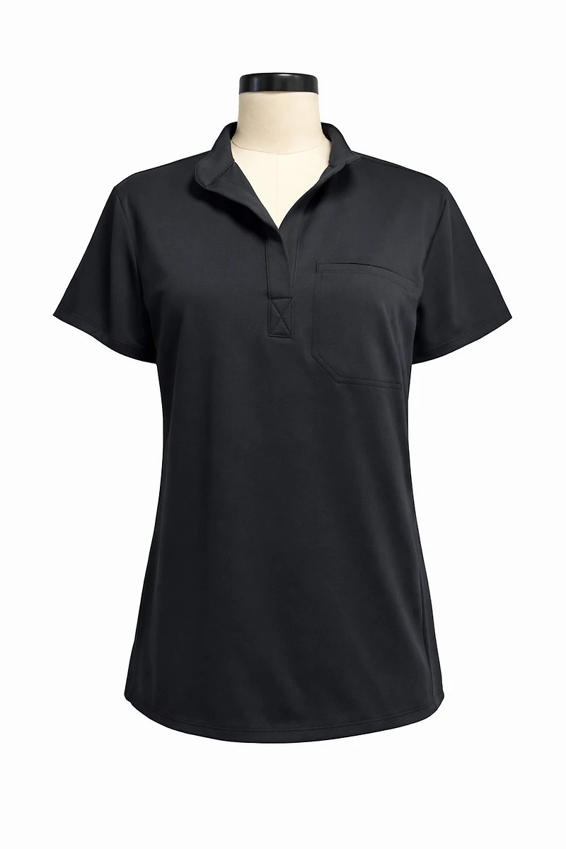 FLEX SCRUBS™ ladies collared v neck