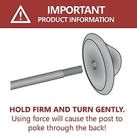 Massete 10K Yellow Gold High Polished Shiny Stud Post Sphere Round Ball Earrings with Threaded Post and Secure Screwback 4 Millimeters