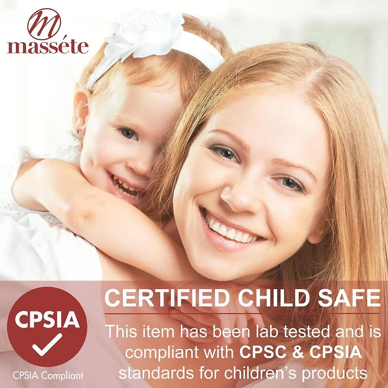 Massete 10K Yellow Gold High Polished Shiny Stud Post Sphere Round Ball Earrings with Threaded Post and Secure Screwback 4 Millimeters