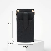 Time And Tru Portefeuille Plat À Cordon Pour Cartes Et Téléphone