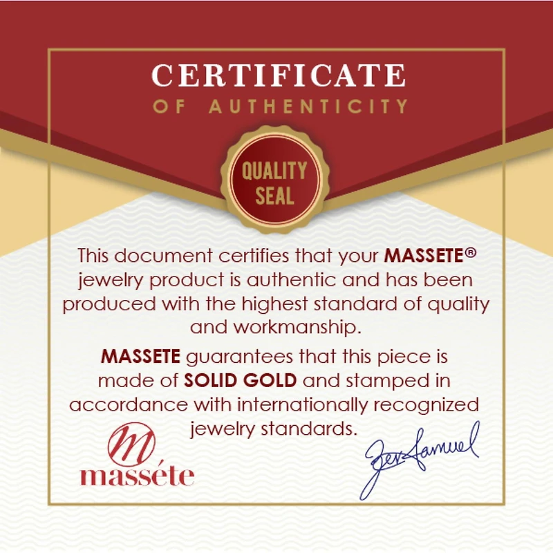 Massete 18K White Gold High Polished Shiny Stud Post Sphere Round Ball Earrings with Threaded Post and Secure Screwback 3 Millimeters
