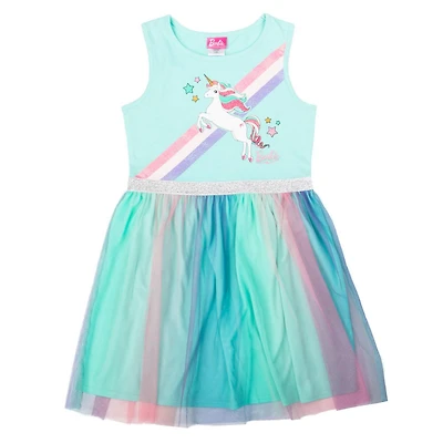 Barbie Girl's sleeveless Tutu Dress